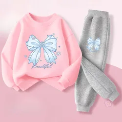 Conjunto deportivo infantil transpirable elegante manga larga pantalón