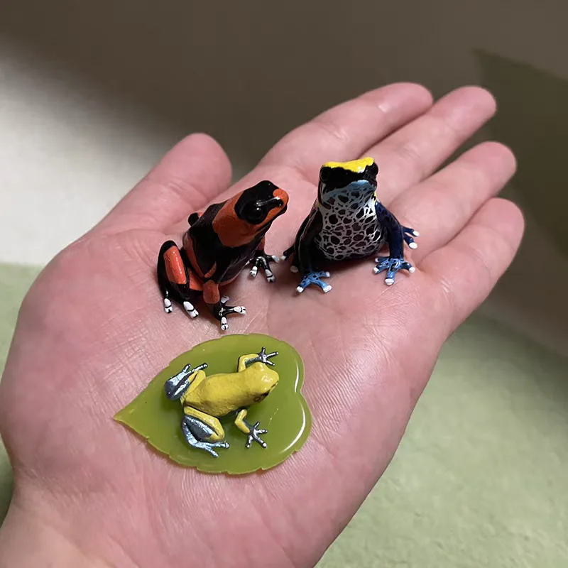 Dec. Preventa Ikimon cápsula juguetes lindo Nature Techni color MONO PLUS dardo rana anfibio reptil colección figuras - imagen 3