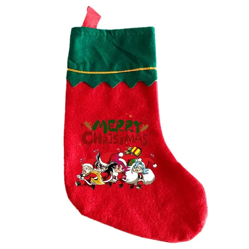 Bola de dragones, medias navideñas, saco de regalo de Goku, bolsa de dulces, decoración navideña para el hogar, calcetín, decoración de árbol de Navidad, regalo periférico - imagen 2