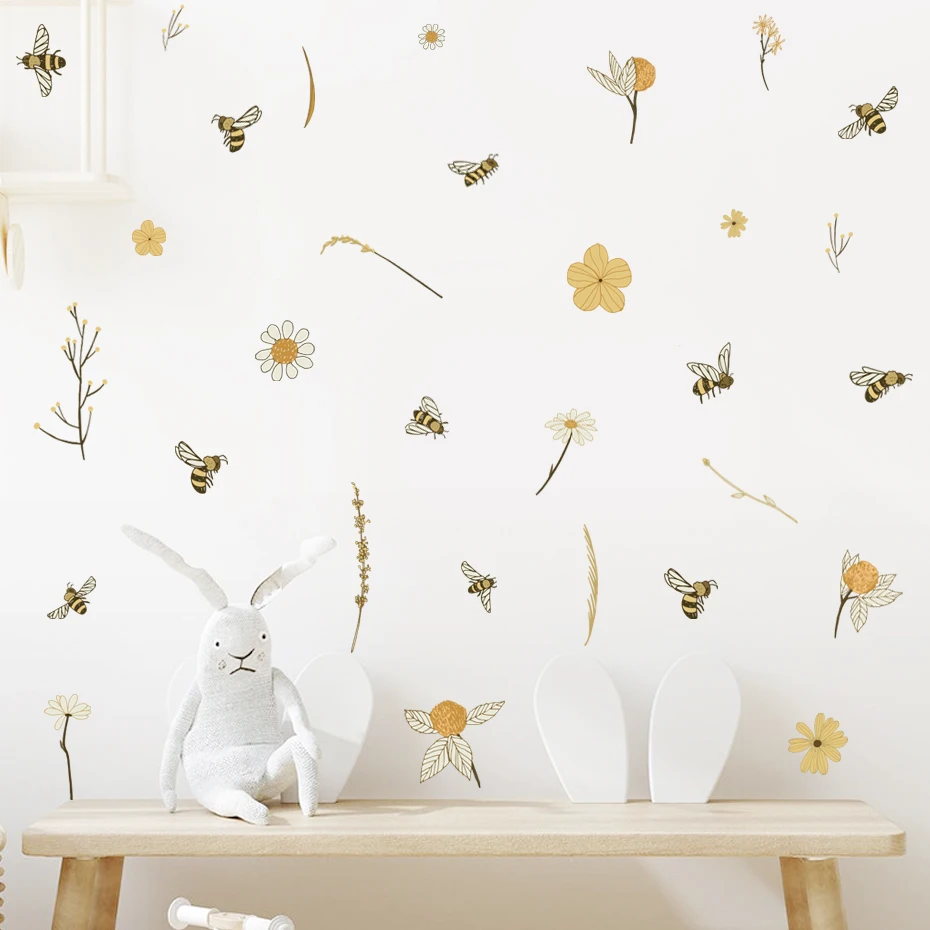 Pegatina de pared vinilo extraíble acuarela para habitación infantil - imagen 2