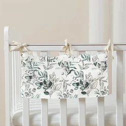 Organizador colgante para cuna – Bolsillos para pañales y juguetes