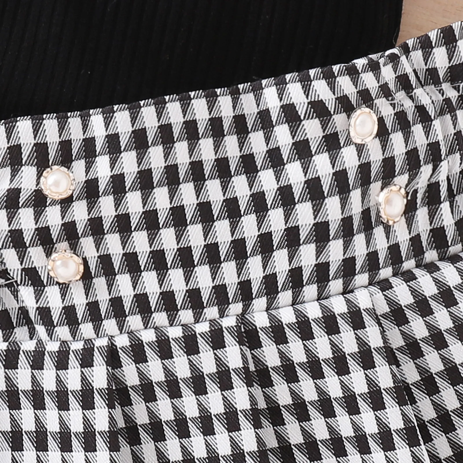 Conjunto de 3 piezas para niña, ropa coreana, Tops sin mangas sólidos, pantalones cortos a cuadros y sombrero, ropa de Boutique para bebé, BC296 - imagen 5