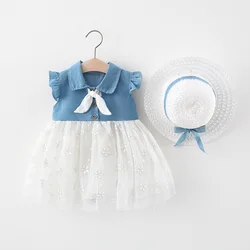 Vestido de princesa niña para verano y cumpleaños