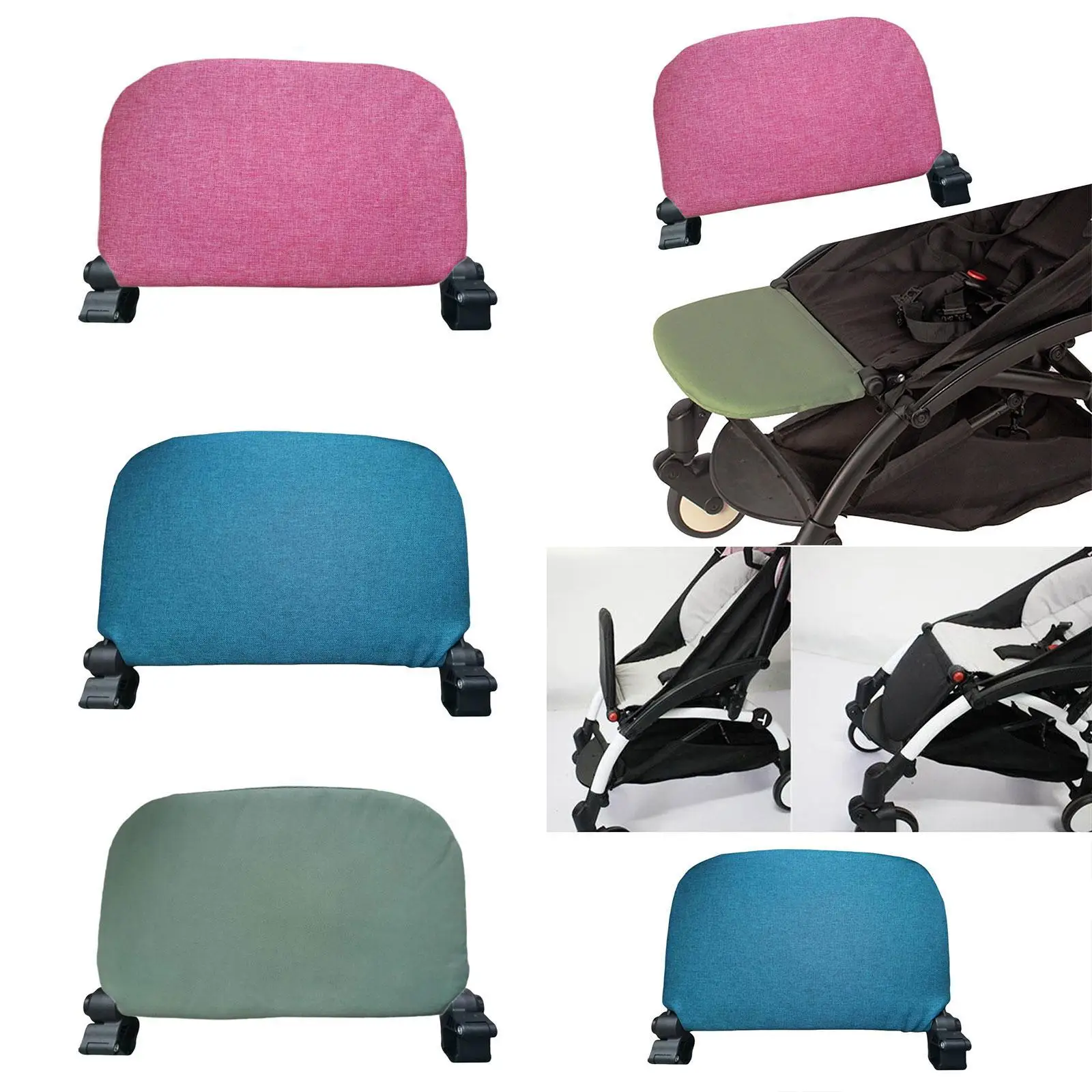 Reposapiés de cochecito, reposapiés de extensión de estribo de cochecito desmontable - imagen 4