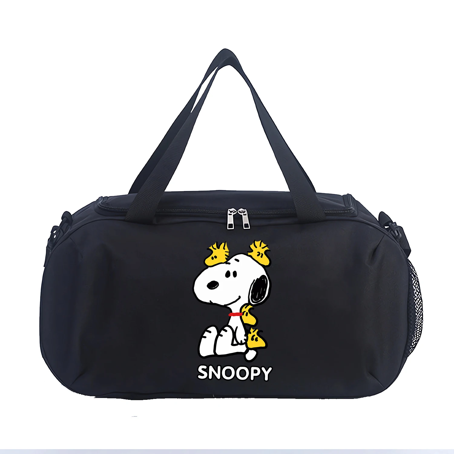 Bolsa de viaje Snoopy, bolsa de viaje de dibujos animados de Anime para entrenamiento, Fitness, deportes, gimnasio, Yoga, bolsa de equipaje seco y húmedo separada, bolso de mano de gran capacidad para regalo - imagen 3