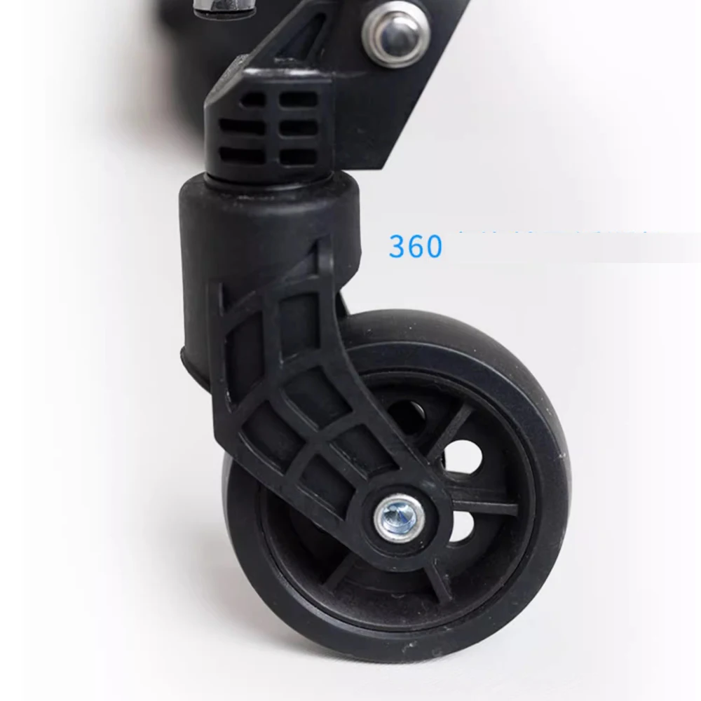 Carro de la compra plegable resistente para padres con cestas amplias - imagen 4
