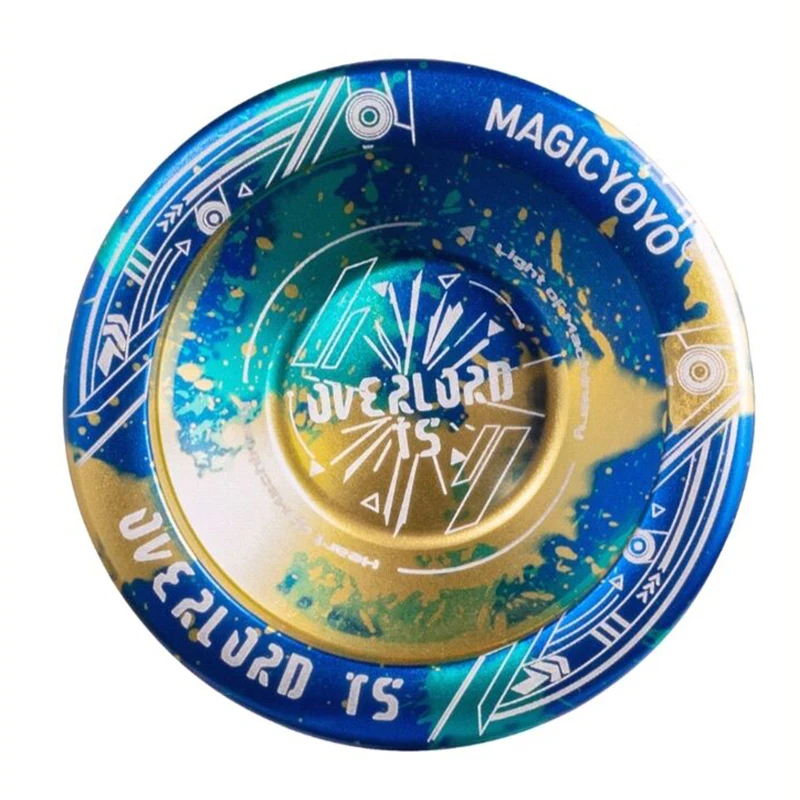 Yoyo mágico profesional T5 Overlord, aleación de aluminio, Metal, rodamiento KK 8 bolas con cuerda para niños, juguete deportivo exterior - imagen 5
