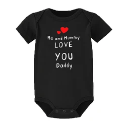 Me and Mummy Mono para bebé Love You Daddy - Regalo San Valentín