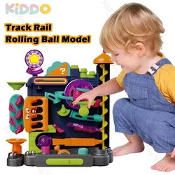 Modelo de bola rodante de riel, juego de aventura, tablero de cruce, juguetes educativos interactivos Montessori, juego de juguetes cerebrales para niños, regalos