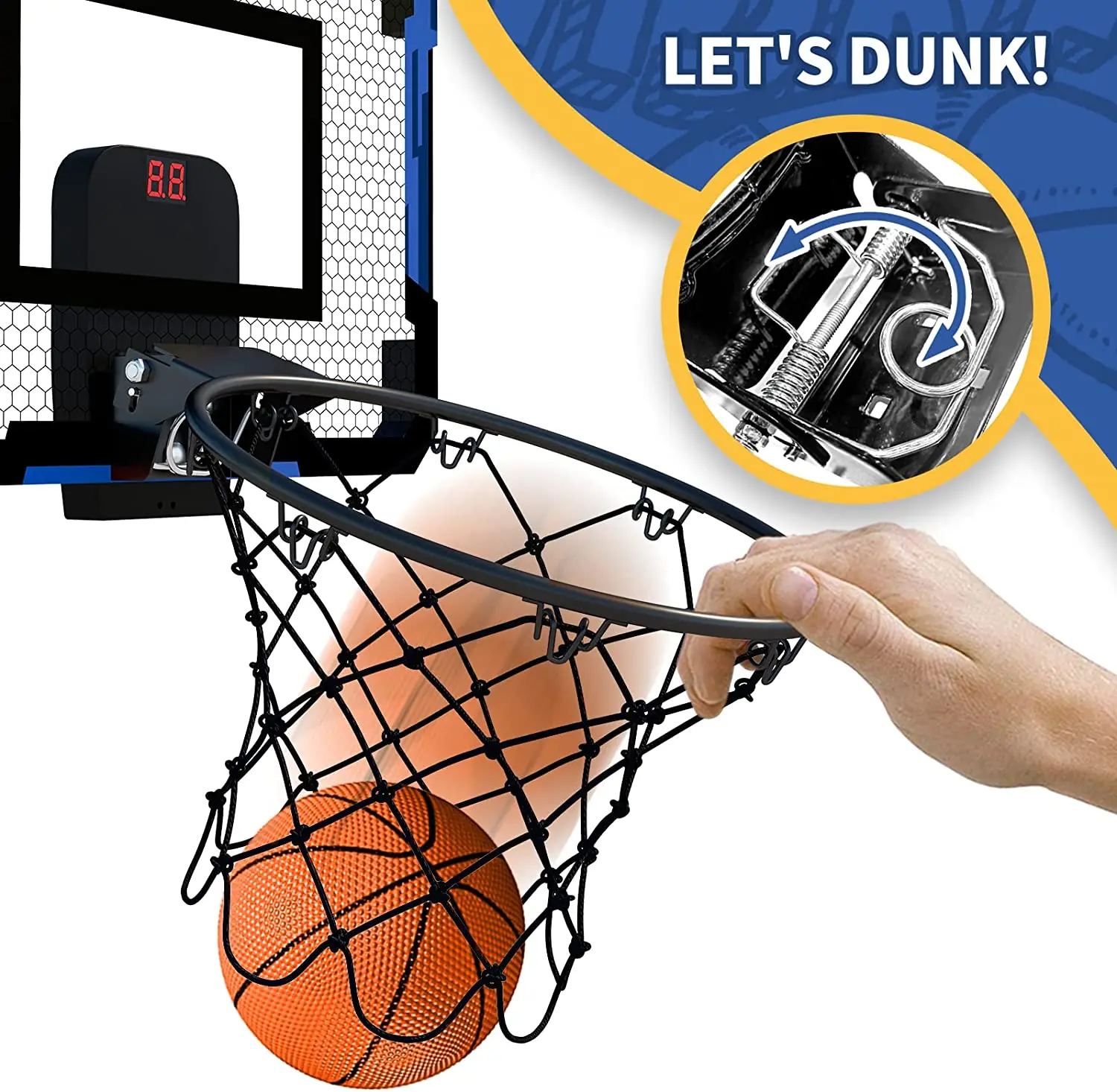 Canasta infantil de baloncesto para montar en pared - imagen 2