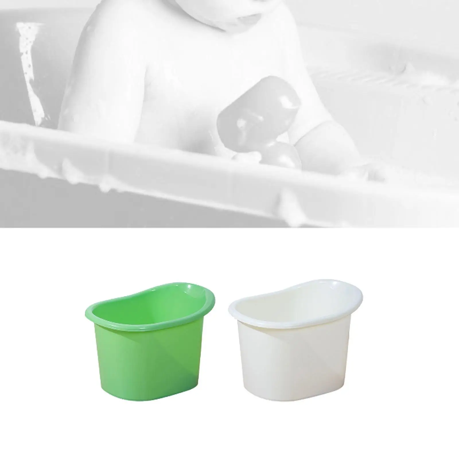 Baby Shower Bucket Sit and Soak Bathing Seat Infant Bathtub for Kids