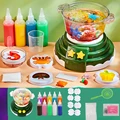 Green 4paints 8molds