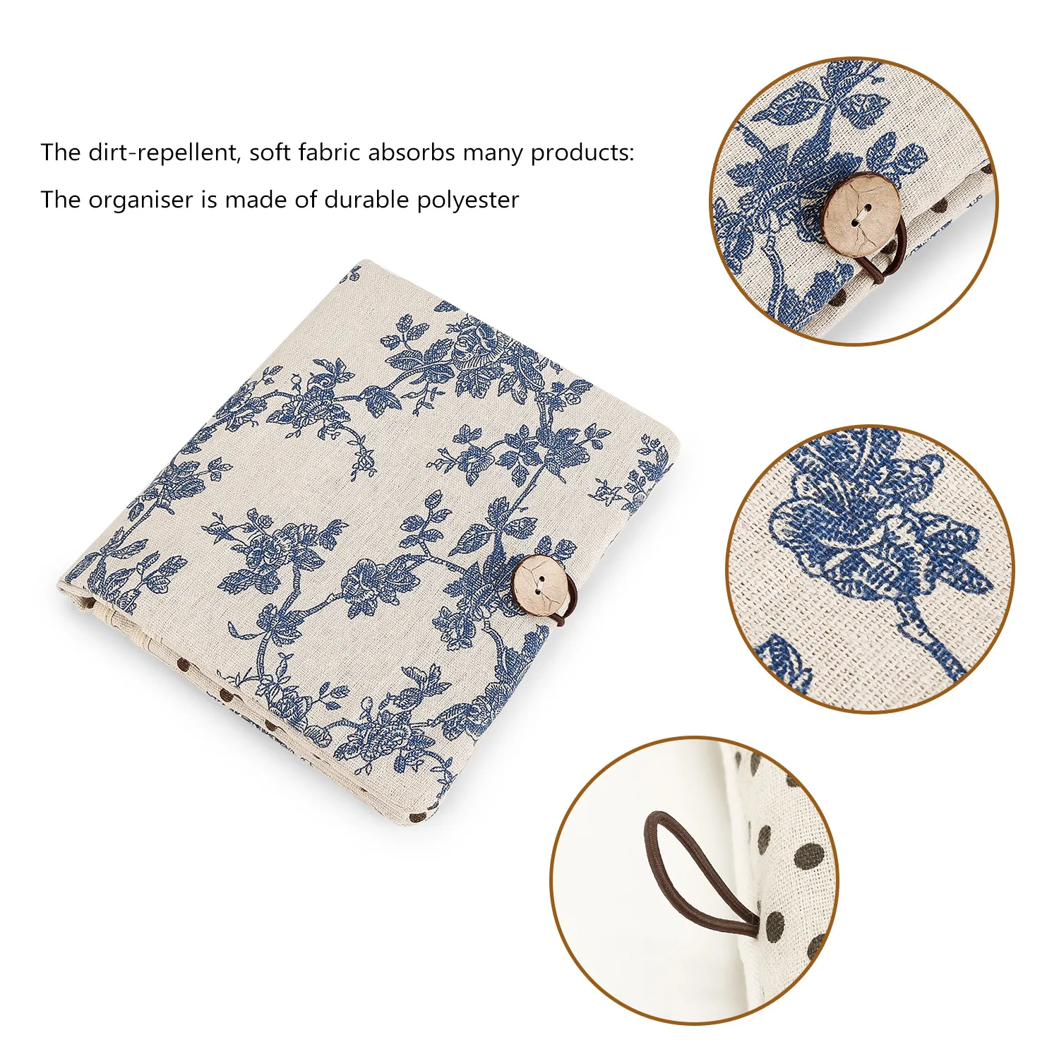 Bolsa de pañales plegable para bebé con organizador cochecito de viaje - imagen 3