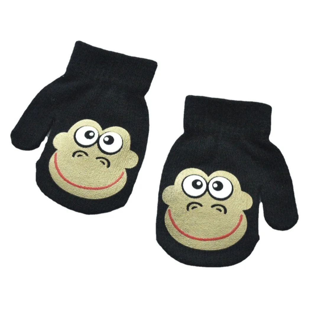 Guantes de invierno para niños punto cálido suave con animales - imagen 5