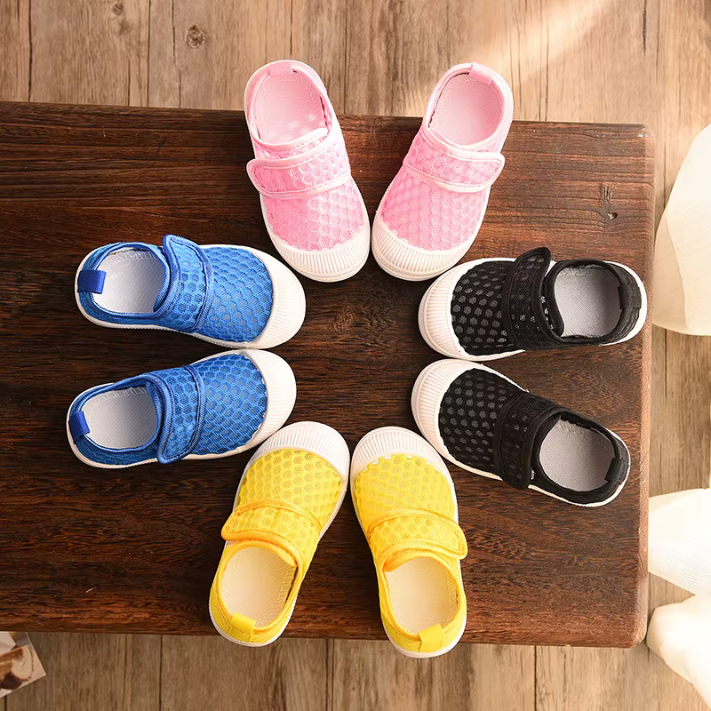 Zapatillas de malla niña primavera 2026 suela blanda antideslizantes - imagen 2