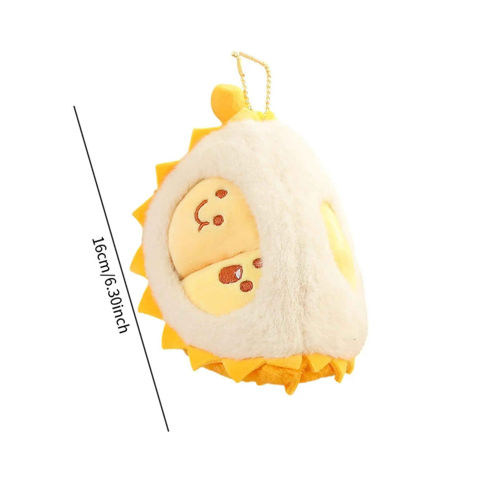 Peeling Durian Plush Doll Durian Plush Toy for Adults Kids Birthday Gifts