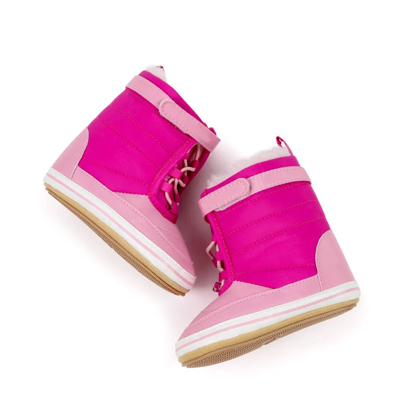 Botas acolchadas de felpa infantil para invierno - imagen 4