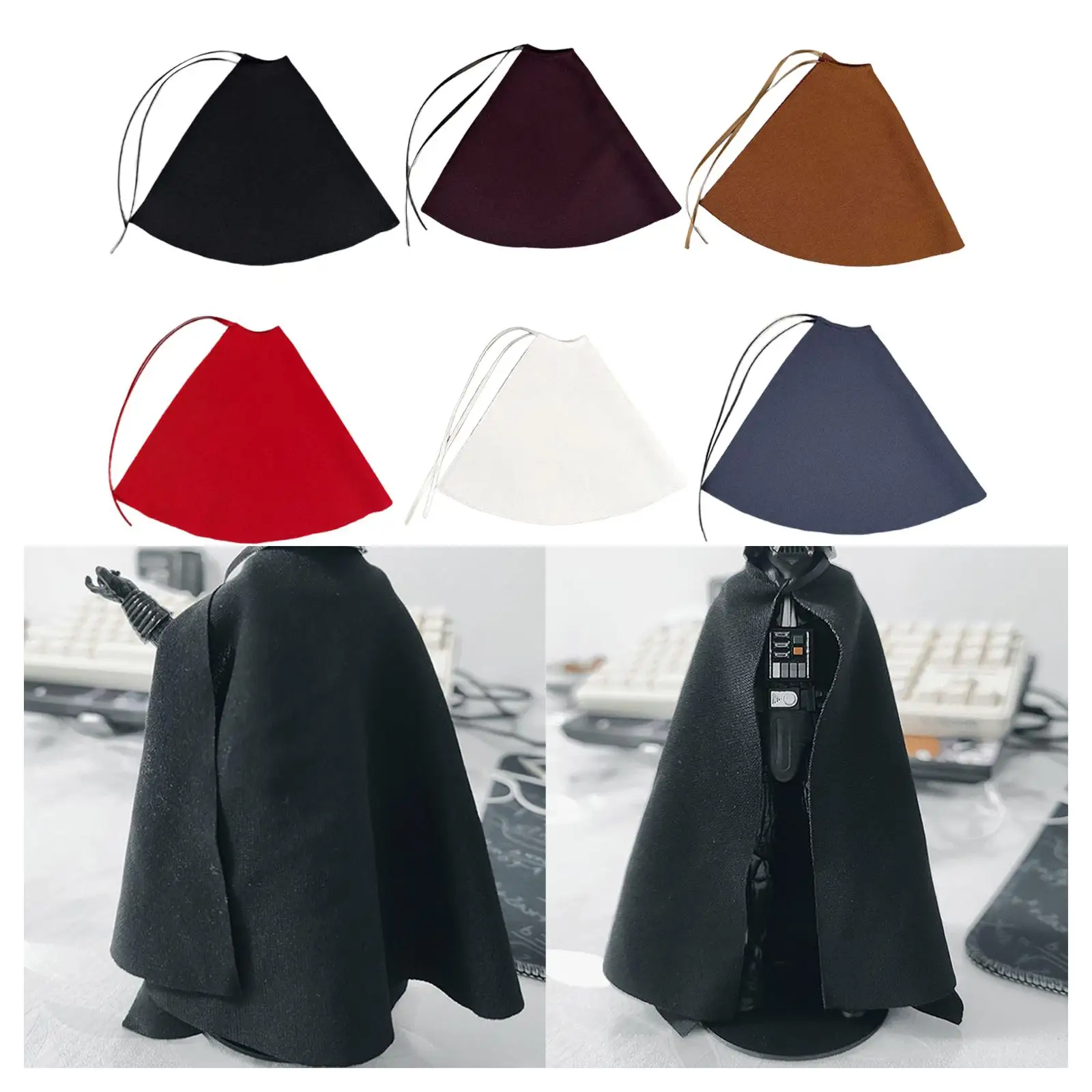 1:12 Action Figure Cape Trendy Dress up Doll Clothes for 6 inch Male Figures 1:12 Action Figure Cape Trendy Dress up Doll Clothes for 6 inch Male Figures