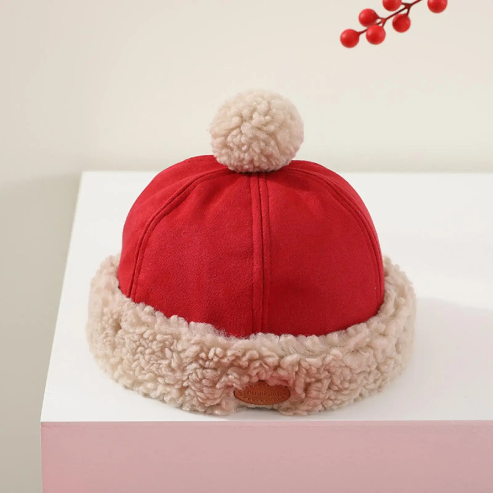 Baby Winter Hat Cute Windproof New Year Hat for Kids Children Boys Girls