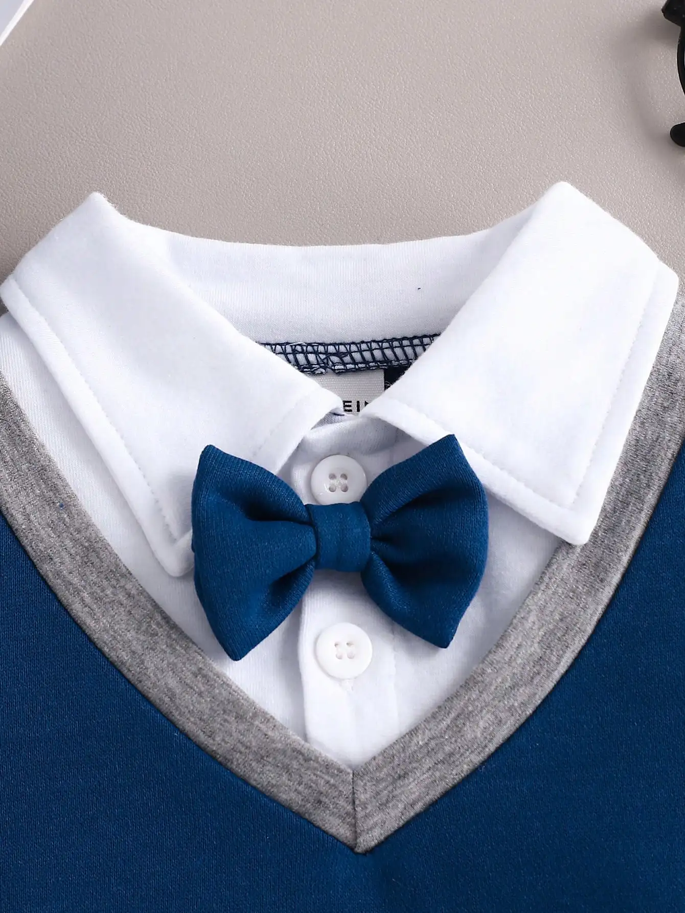 Conjunto bebé recién nacido verano con solapa y patchwork – cómodo - imagen 5