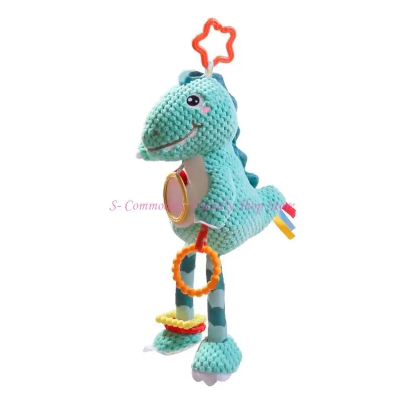 Sonajero de peluche para cuna con campana y estímulo visual - imagen 4