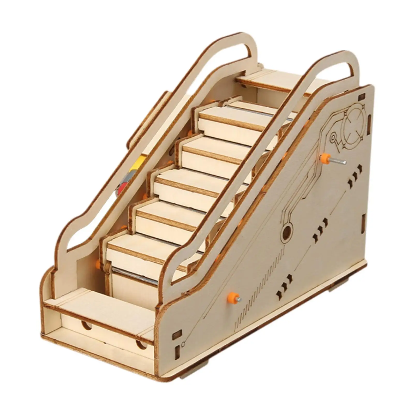 DIY Science Toy Electric Escalator Model Building Project for Children Kids
