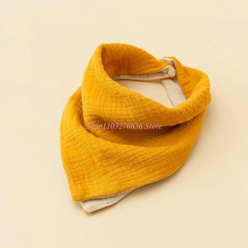 Baberos R6FD para bebé con 4 capas algodón, Baberos para dentición, Baberos para niñas y niños, Baberos para recién - imagen 2