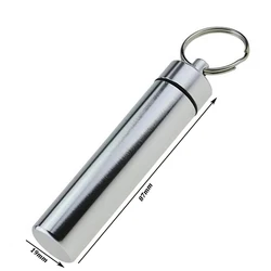 Porta palillos aluminio antiherrumbre con estuche viaje