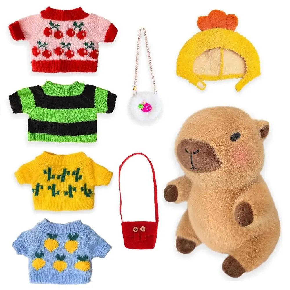 Ropa para muñeco capibara – Suéter de moda estilo dibujos animados - imagen 4