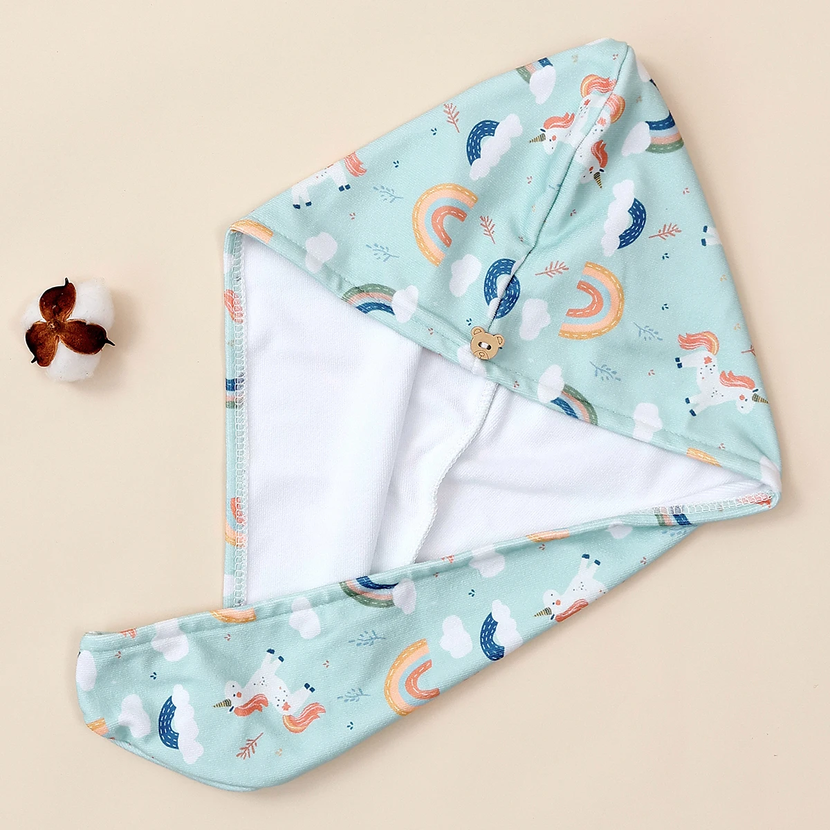 Elinfant Bata de baño bebé microfibra con gorro – Secado rápido - imagen 5