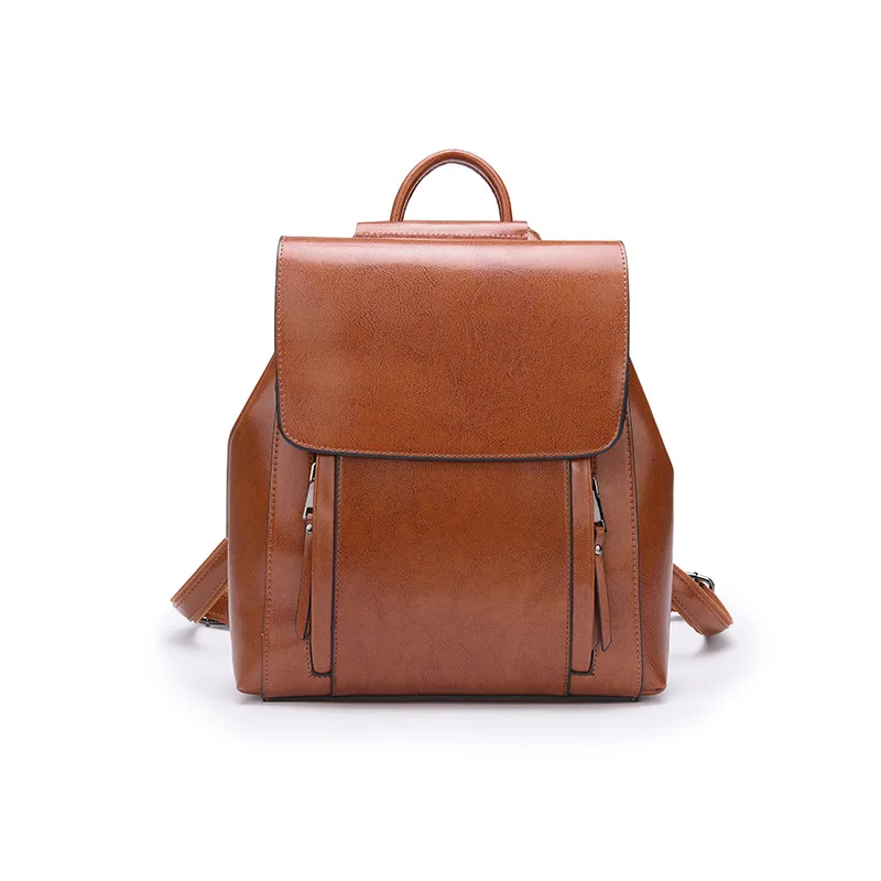 Bolso de pañales multifuncional cuero capas para mamá