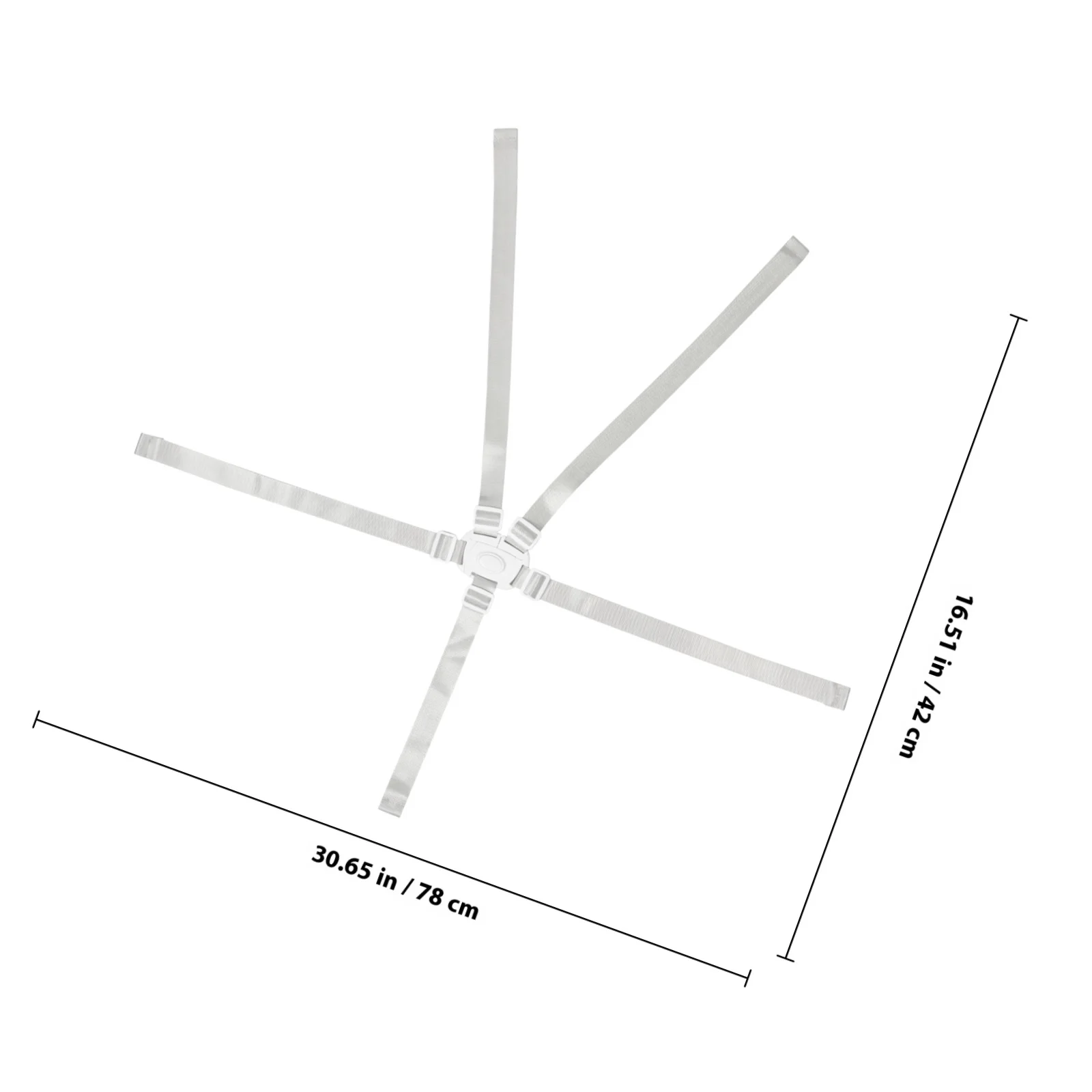 Arnés de cinco puntos para correas para trona de bebé, correa ajustable para cochecito, almohadillas duraderas de repuesto para silla - imagen 3