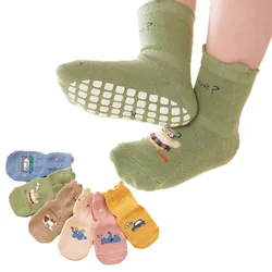 Calcetines antideslizantes de algodón para bebé – Con motivos infantiles