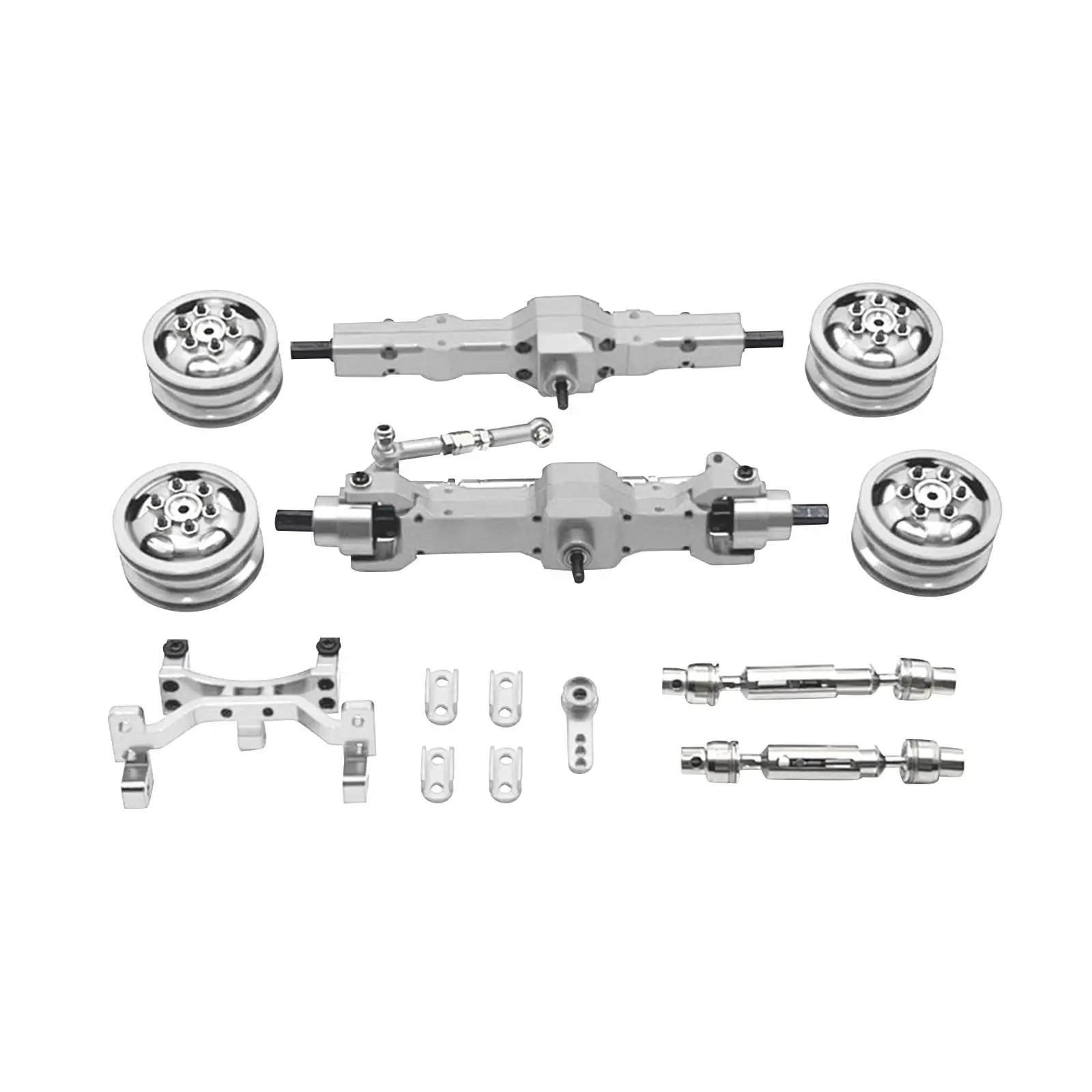 Toy Car Parts Set Wheel Hub Caps Steering Fixing Mount Transmission Shaft 1/10 RC Car Accessories DIY Tools for C74 Trucks Toy