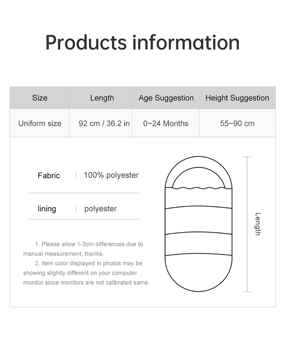 Saco invierno beneficios bebé - desarrollo