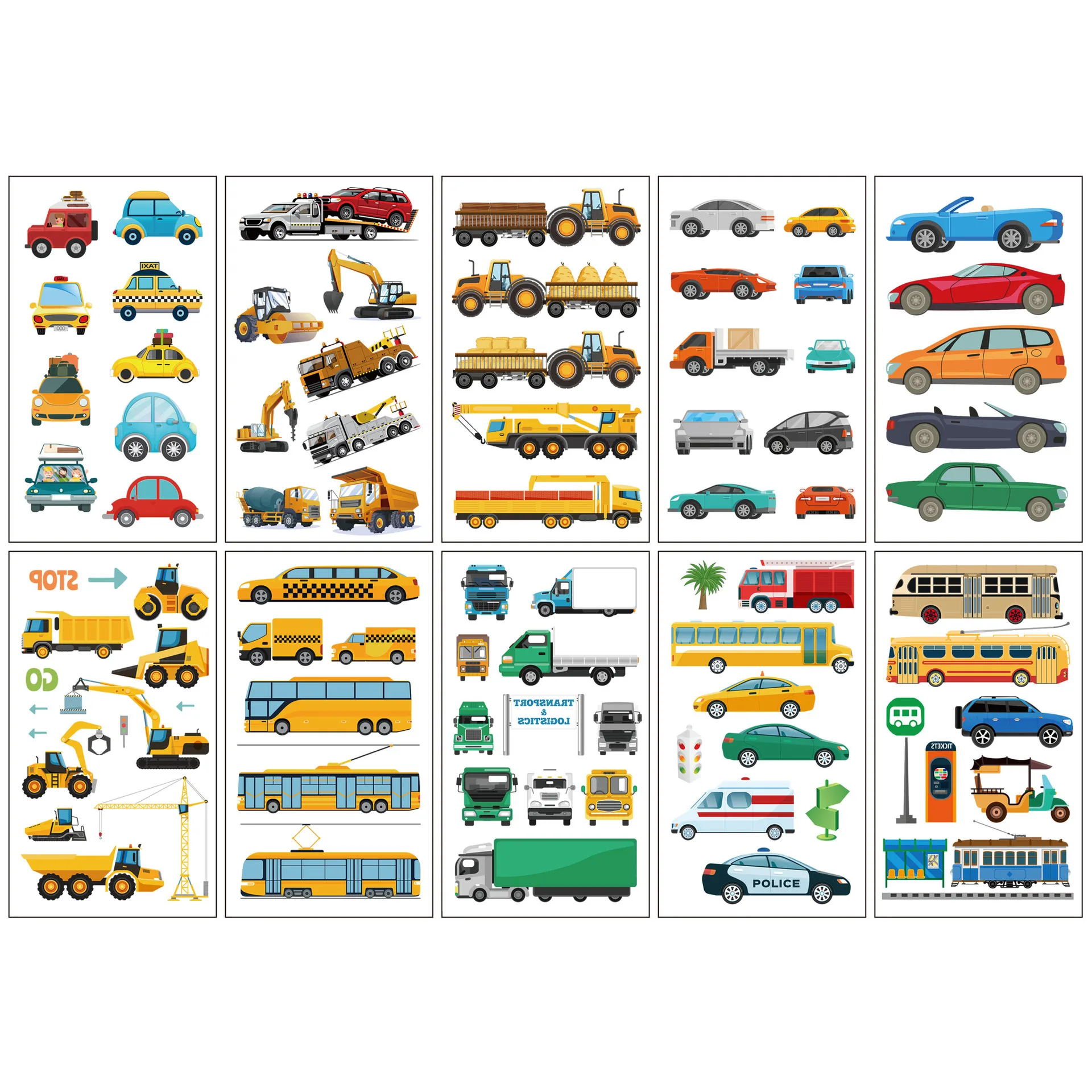 10pcs-QiChe-B
