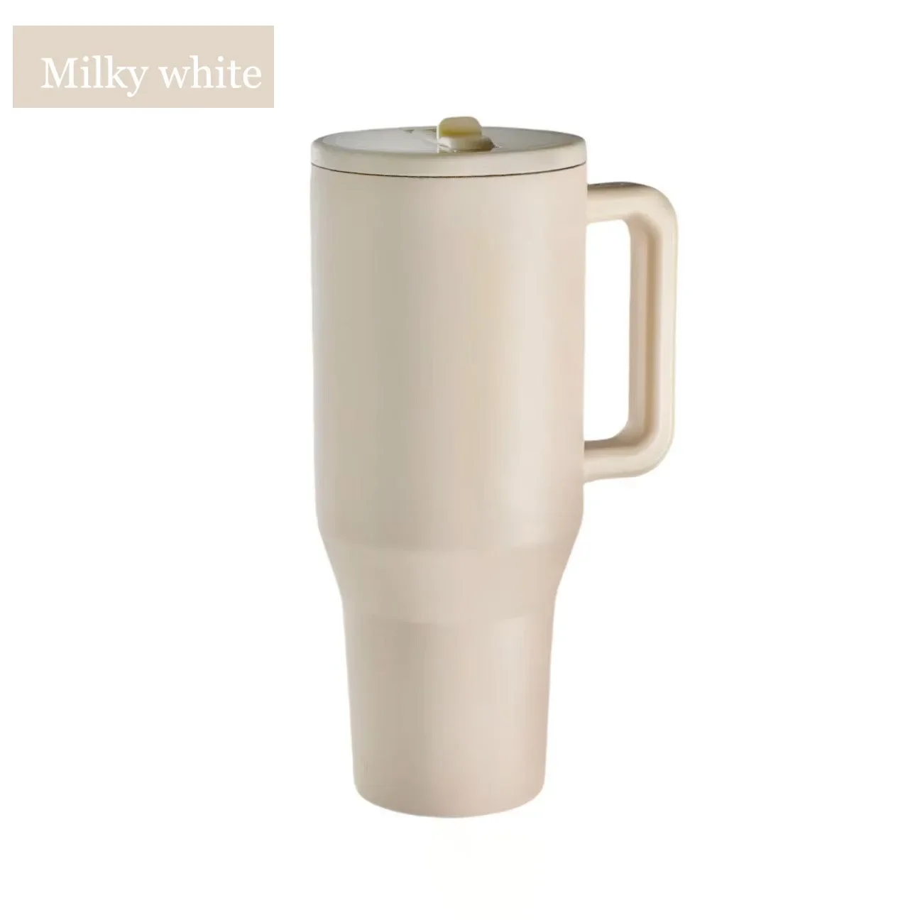 Milky white