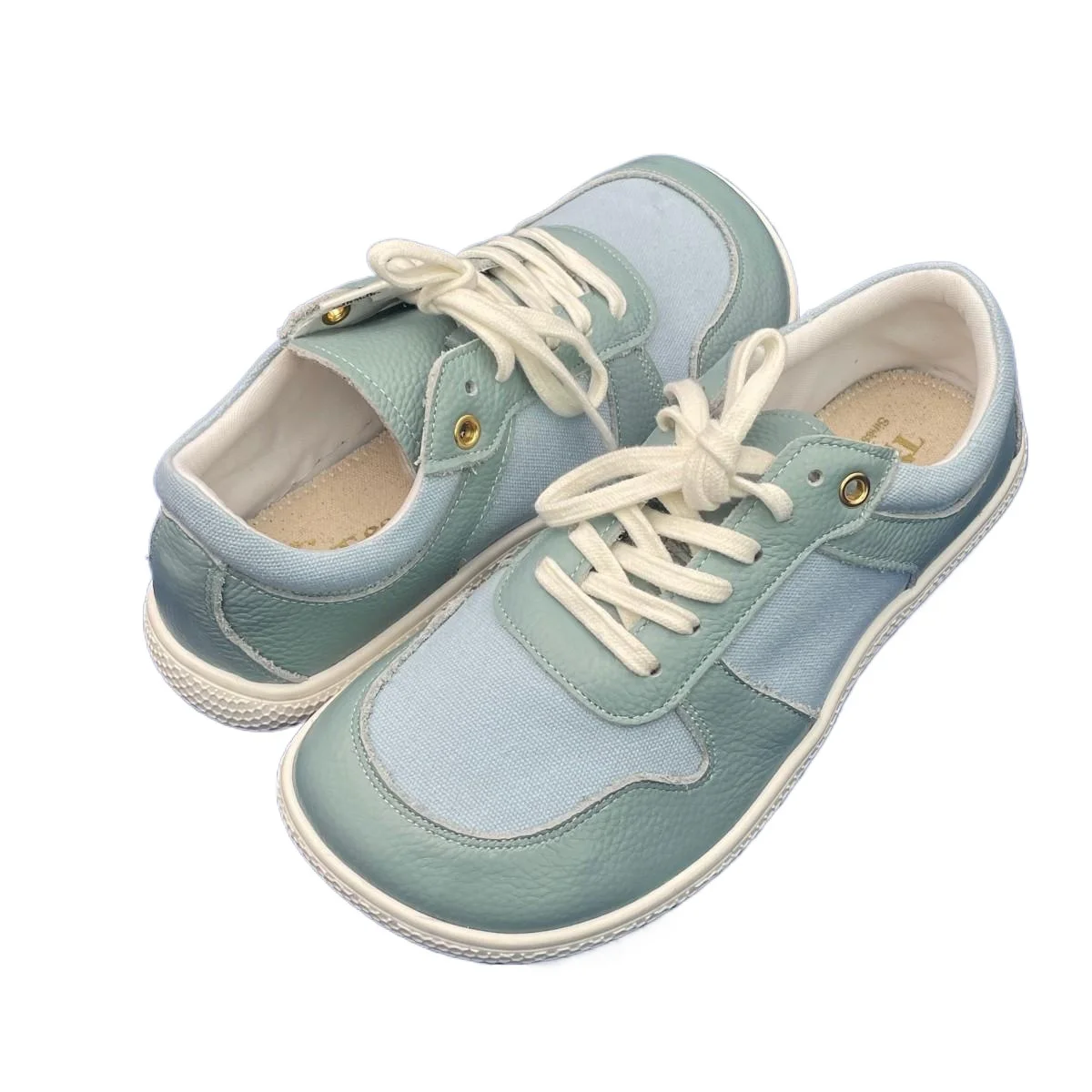 Tipsietoes Zapatillas Descalzas Infantiles Cuero Lona Suela Cero - imagen 3