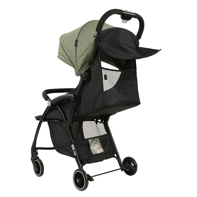 Cochecito de bebé Cochecito de cuatro ruedas ligero plegable sentado o reclinable - imagen 3