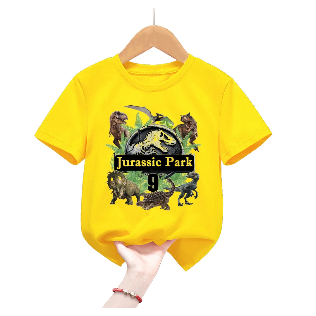 Playera niños dinosaurios - Calidad estampado duradero