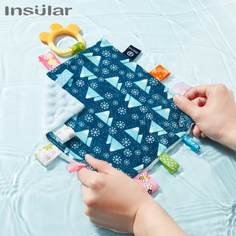 Toalla calmante Insular para bebé, puede dormir en la boca, muñeca para dormir para recién nacido, juguetes para masticar, artefacto para dormir coaxial - imagen 2