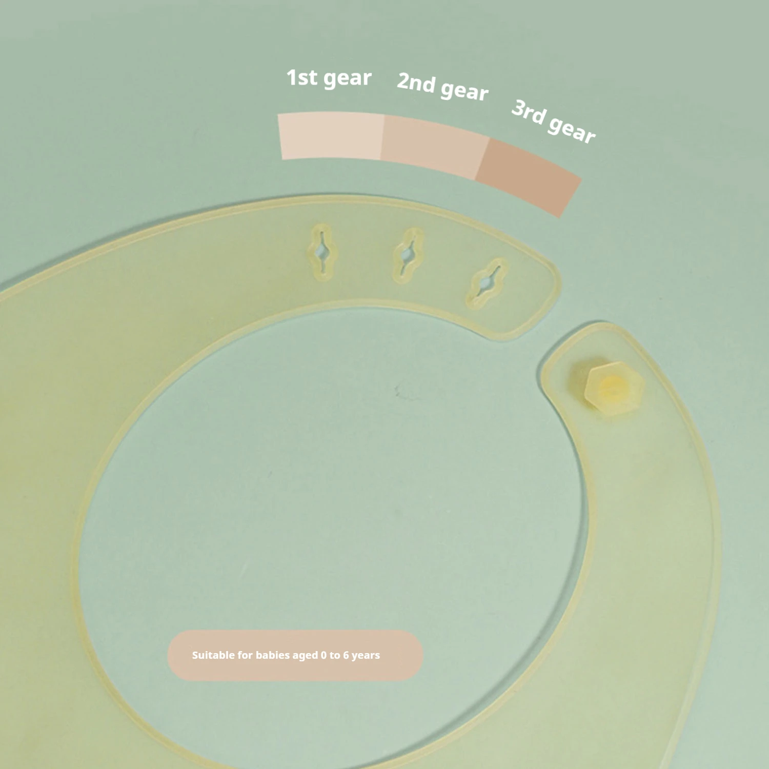 Funda para comida de bebé de silicona, babero ultrafino para bebés, funda protectora para alimentos contra el polvo y el agua, spitguard para niños - imagen 5