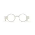 White-Round Frame