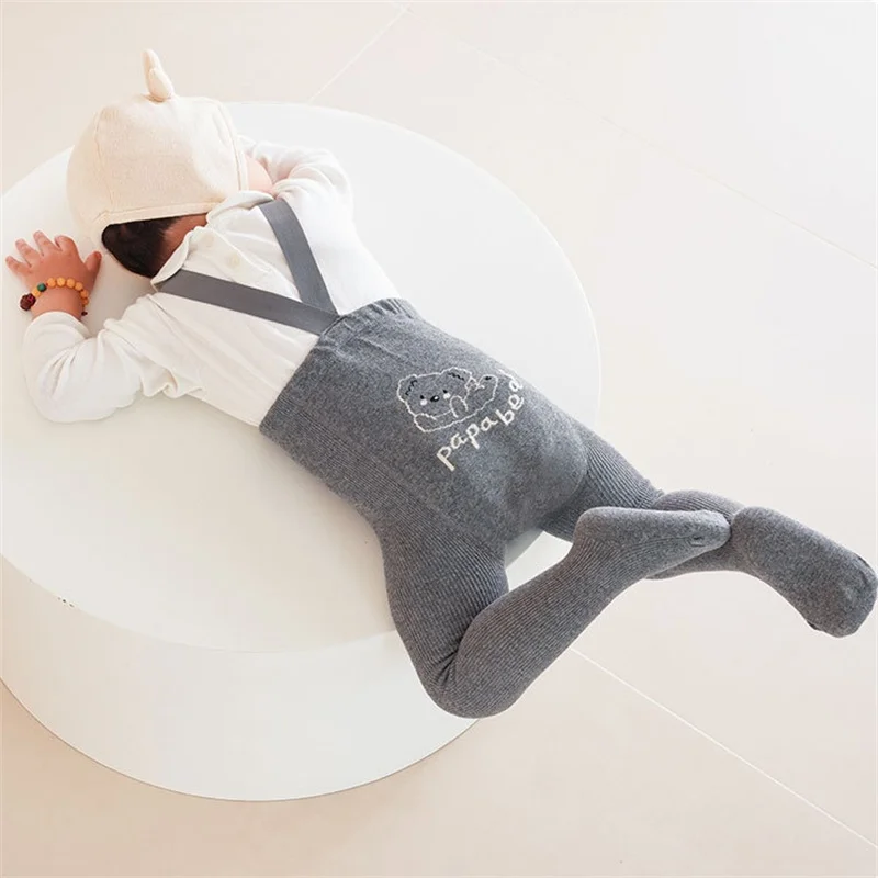 Lawadka-mallas suaves para bebé recién nacido, pantimedias informales con correa para el hombro, ajustadas de punto - imagen 4