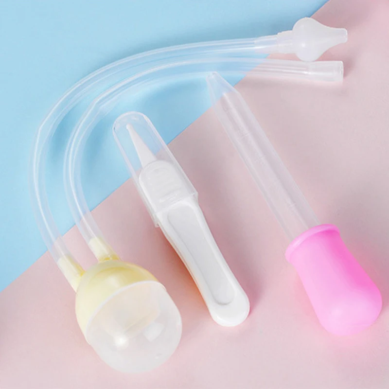 3 unids/set limpiador de nariz para bebé aspirador Nasal removedor de Mucous infantil Kit de higiene para recién nacidos aspirador de succión bucal cuidado saludable para niños - imagen 4