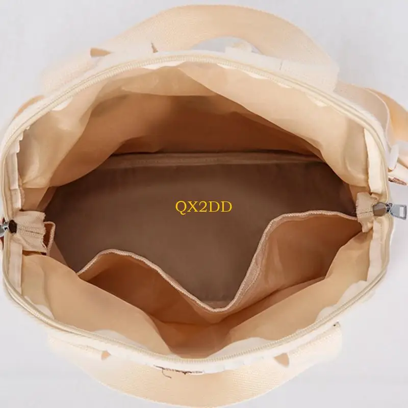 QX2D Mochila moderna para padres Compartimentos multifuncionales Bolsillo lateral agarre rápido - imagen 4