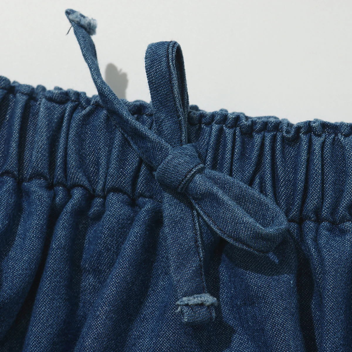 Pantalones cortos vaqueros de algodón suave para bebé - imagen 5