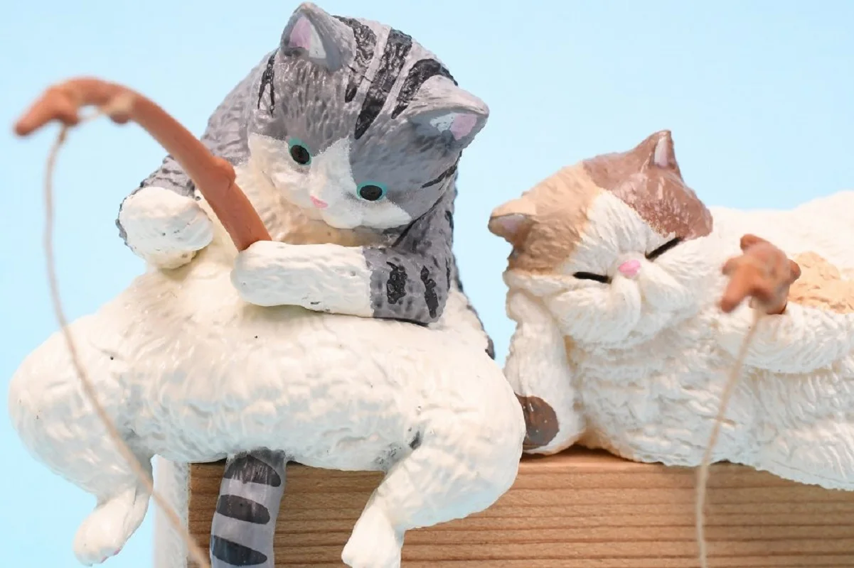 Figuras de gato kawaii en cápsula – Yell mininos - imagen 3