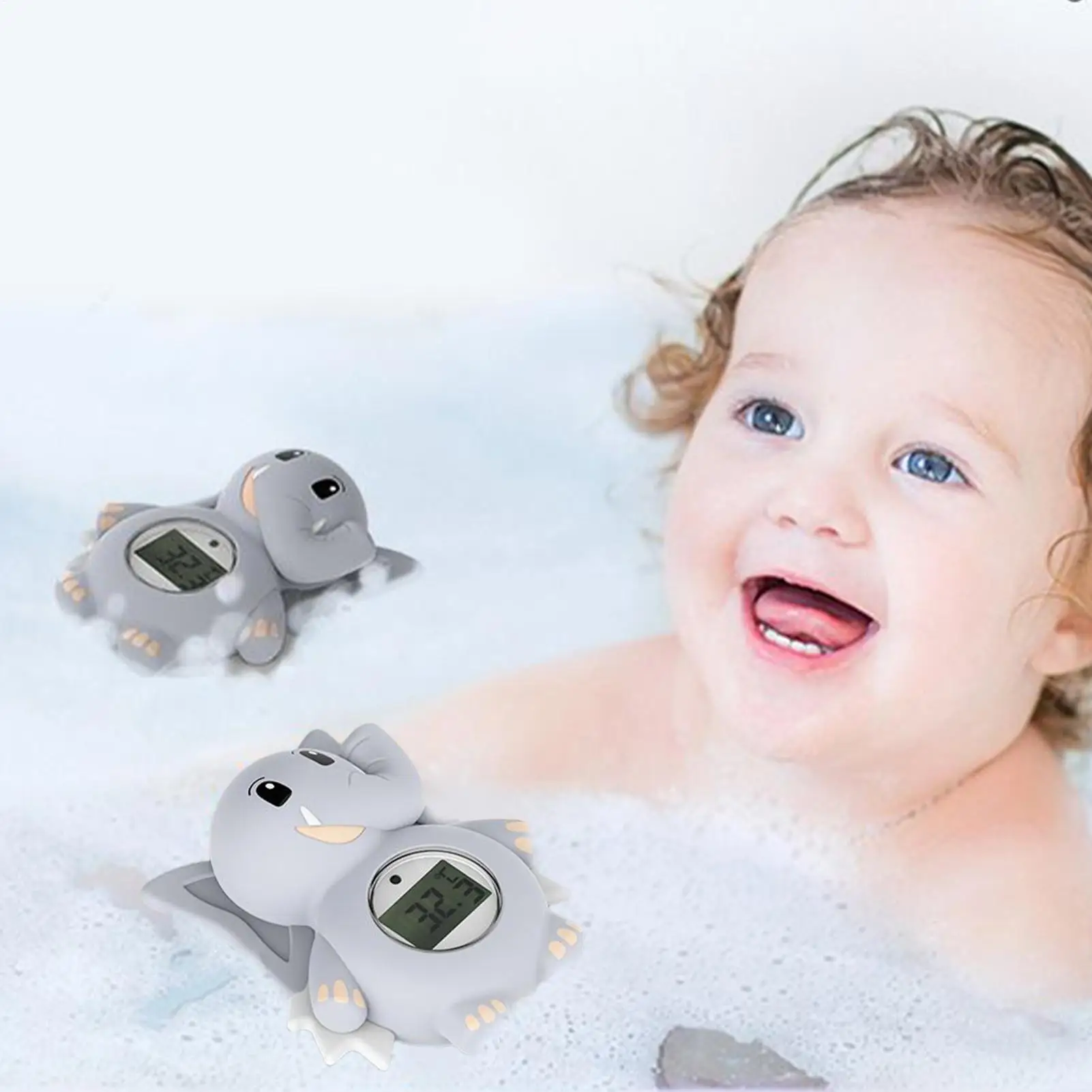 Medidor de temperatura de baño de elefante Digital para bebé, medidor de temperatura de baño preciso para piscina, ducha casera, bañera para niños pequeños