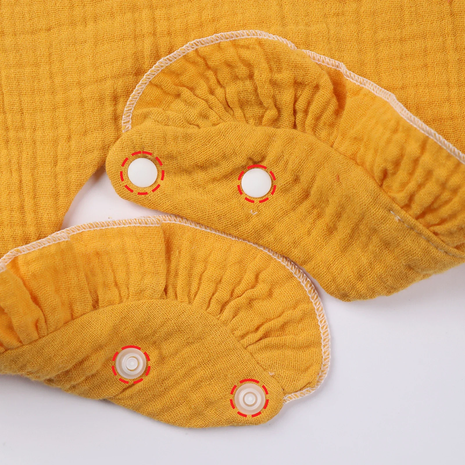 Baberos para recién nacidos, paños para eructar, cosas para bebés, Bandana para alimentar, toalla para Saliva, babero de color floral con volantes para niños pequeños, accesorios para bebés - imagen 4